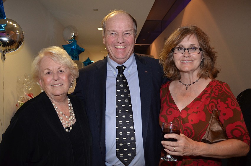 Janet Beach with Steve and Peggy Christie