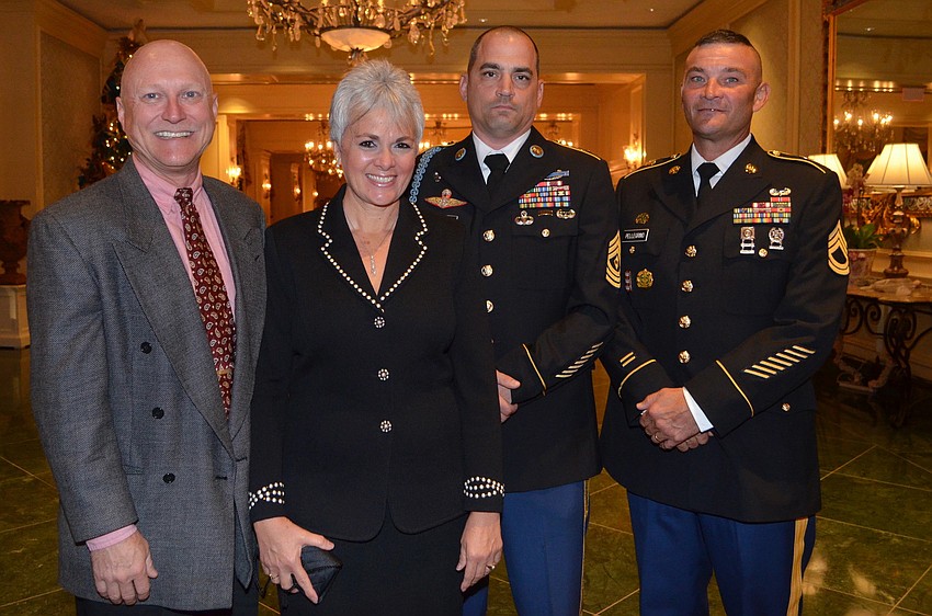 Michael and Victoria Finley, Brian Krcelic and Riess Pellegrino