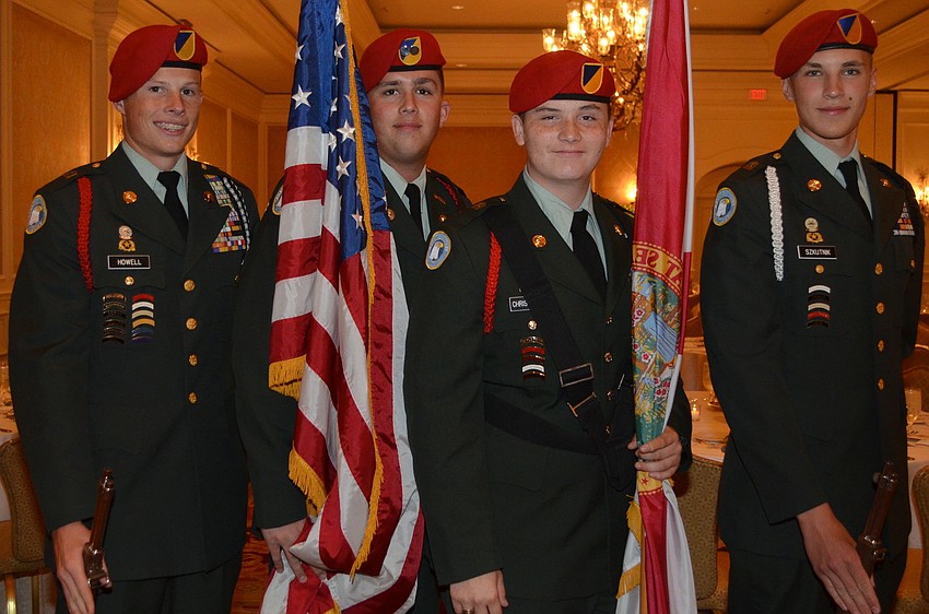 Jacob Howell, Jackson Stroud, Brandon Christensen and Brian Szkutnik