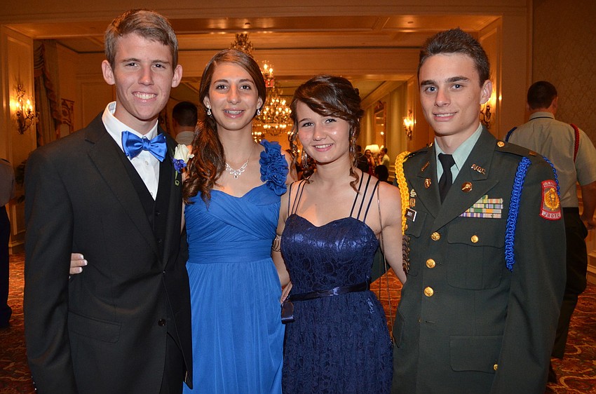 Austin Moriarty, Vada Hammons, Grace Gordon and Brandon Duffy