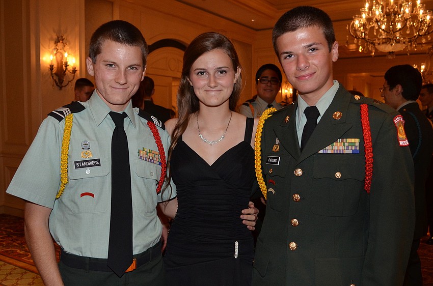 Jacob Standridge, Addy Wilson and Tristan Parsons