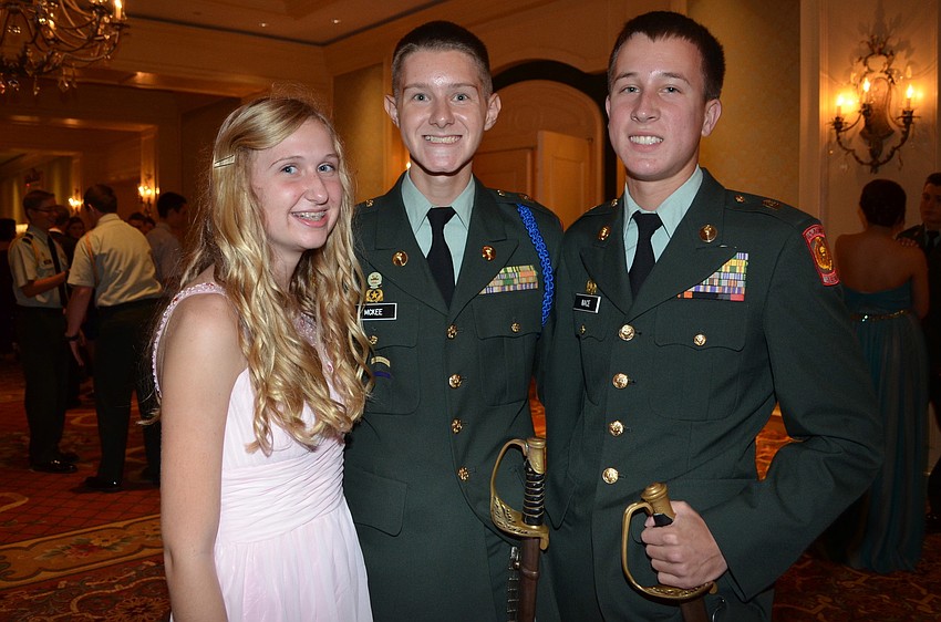 Emily Touchton, Zach McKee and Greyson Nace