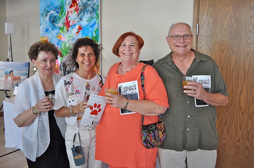 Margaret Kelley, Jennifer Pell and Sue and Tom Kaiser