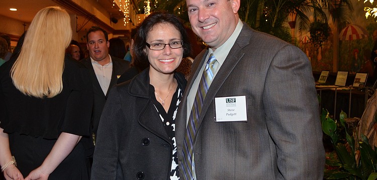 Rina Auellandeda and Steve Padgett