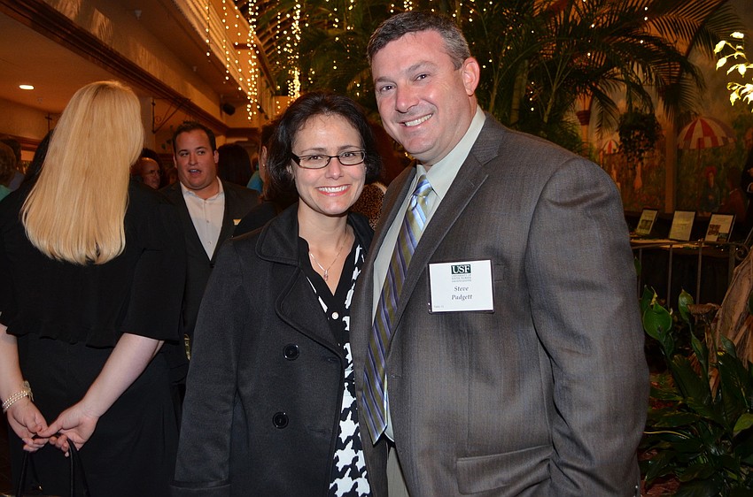 Rina Auellandeda and Steve Padgett