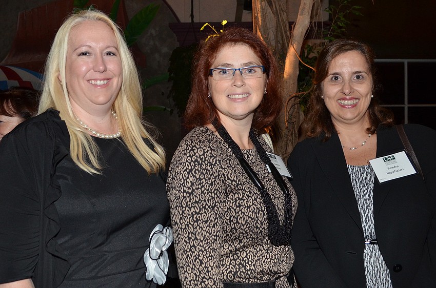 Wendy Garrad, Tamara Branham and Sandra Impelizieri