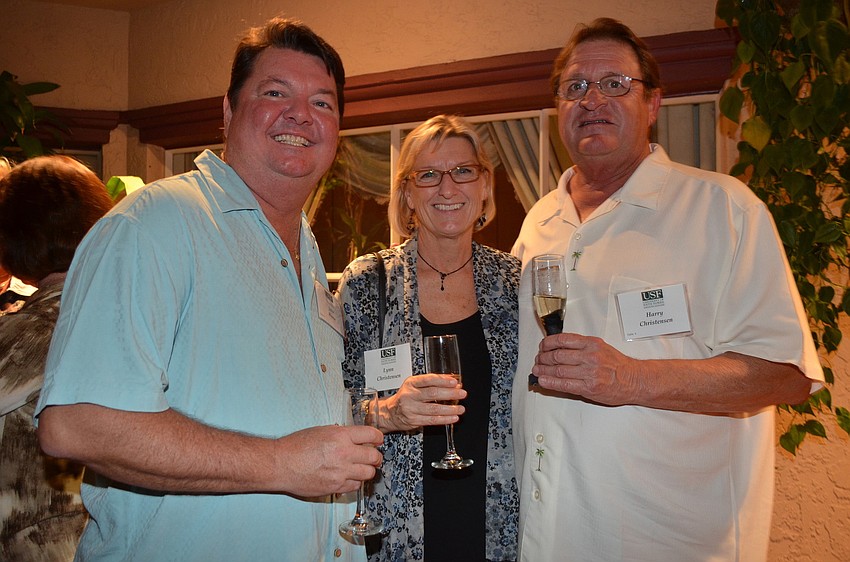John Horne with Lynn and Harry Christensen