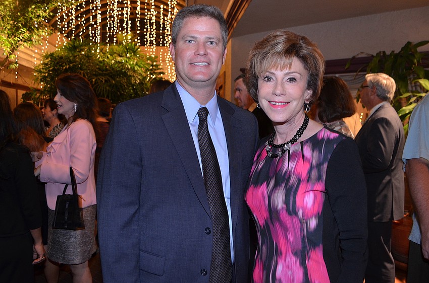 Paul Hudson and Dr. Judy Genshaft