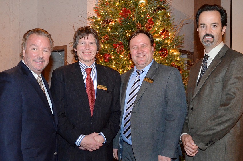 Michael Klauber, Keith Barron, Dr. Cihan Cobanoglu and Joe Askren