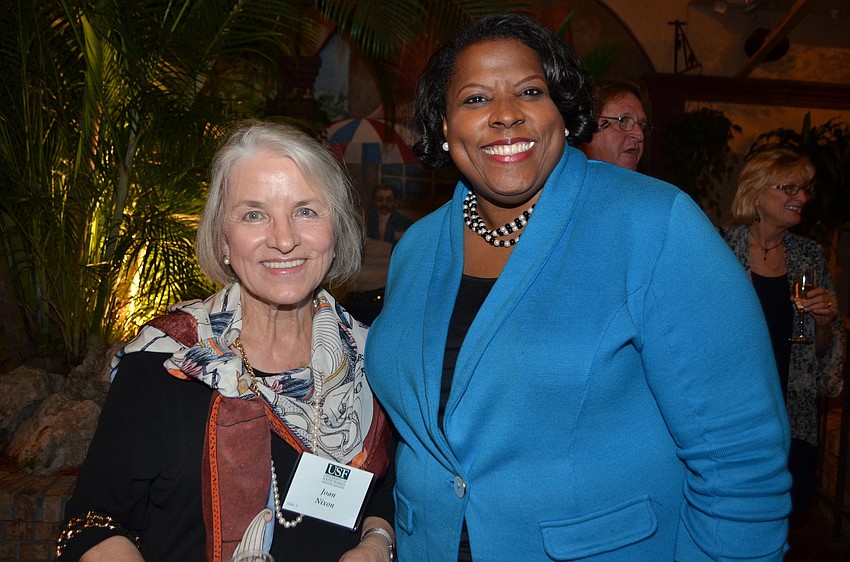 Joan Nixon and Valerie Goddard