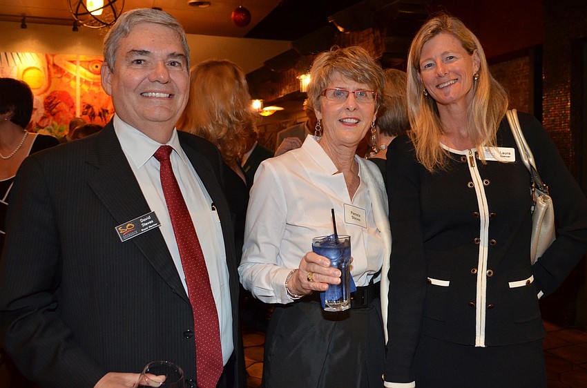 David and Pam Steves with Laura Spencer