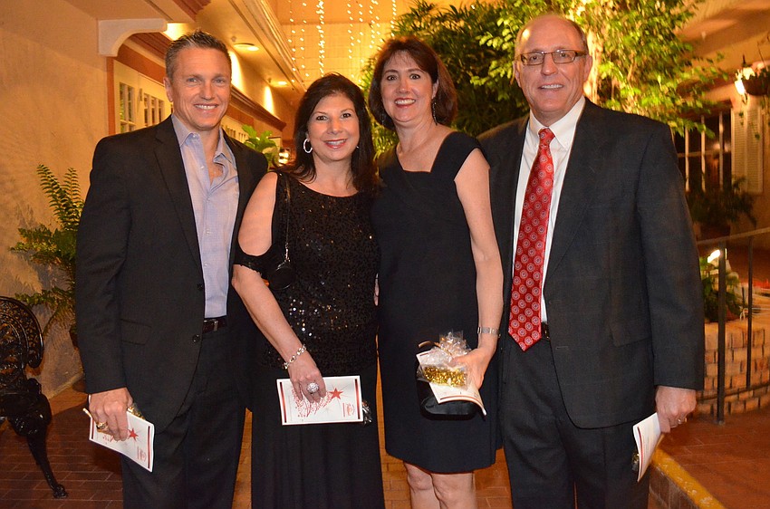 Tom and Renee Brady with Liz and Rick Barber