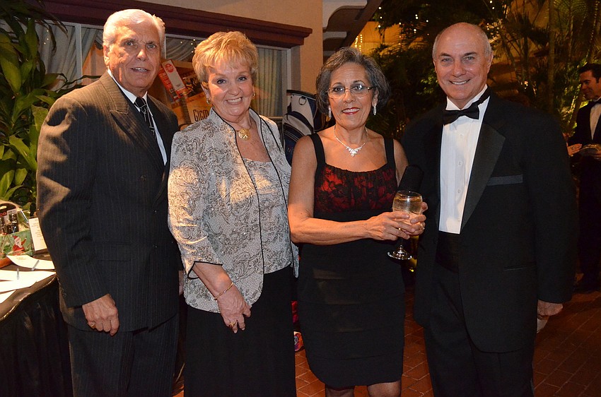 Lenny and Lillian Dura with Joann and John Tufaro