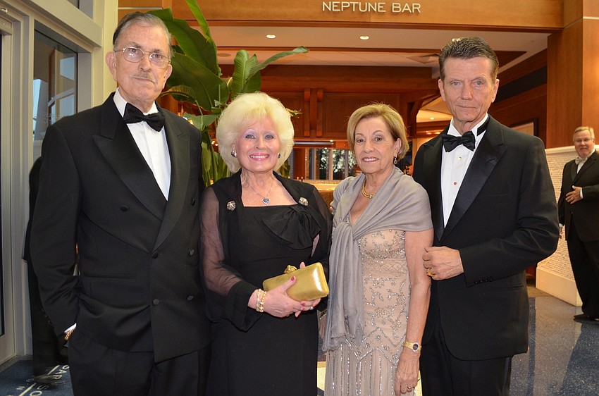 George Allison, Vivian Kuvant, Co-Chair Carol Chairella and Alan Watkins