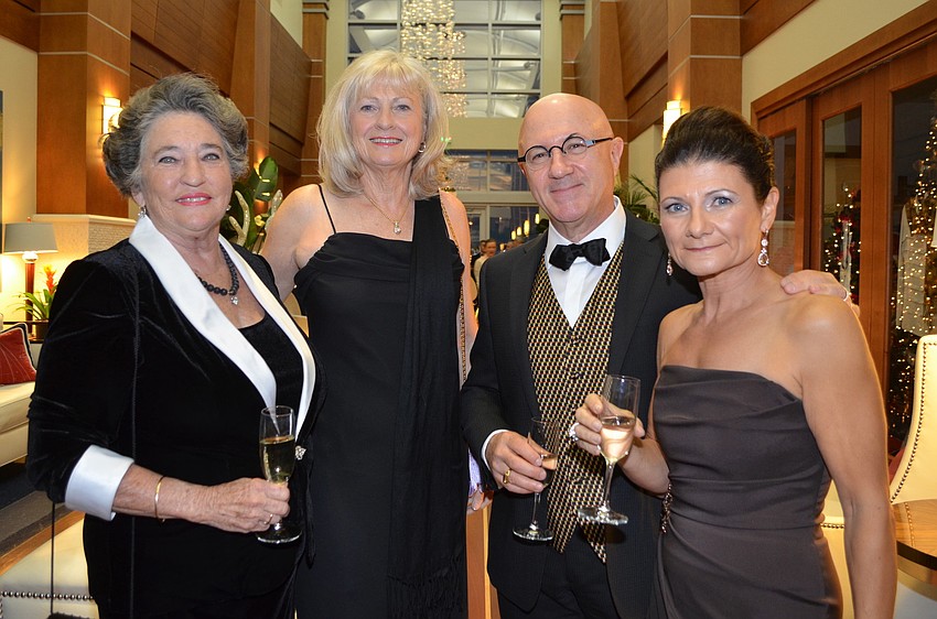Pat Edwards and Susan Lanier with Robert and Luisa Goldman