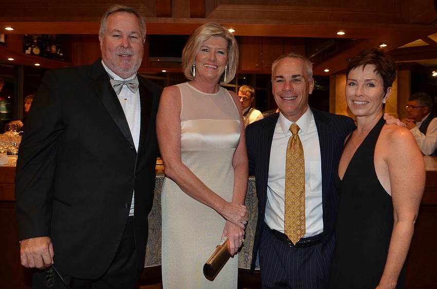 Pat Frye and Becky Mahoney with Jay and Holly Logan