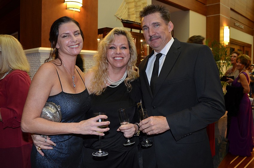 Gwen Gannon, Dr. Laila Vilums and David Spicer