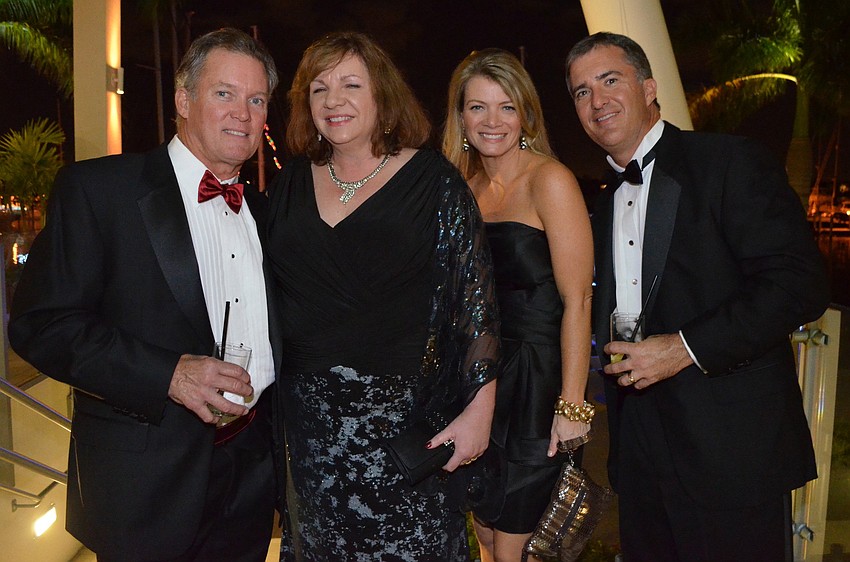 William Giffard and Lori Rodgers with Chris and Jodie Zerega