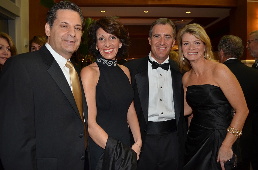 Eddie and Michelle Kaprellian with Chris and Jodie Zerega