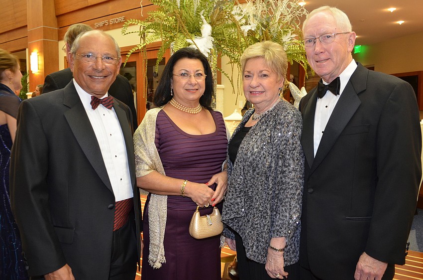 Joe and Nora Stephan with Gordie and Elton White
