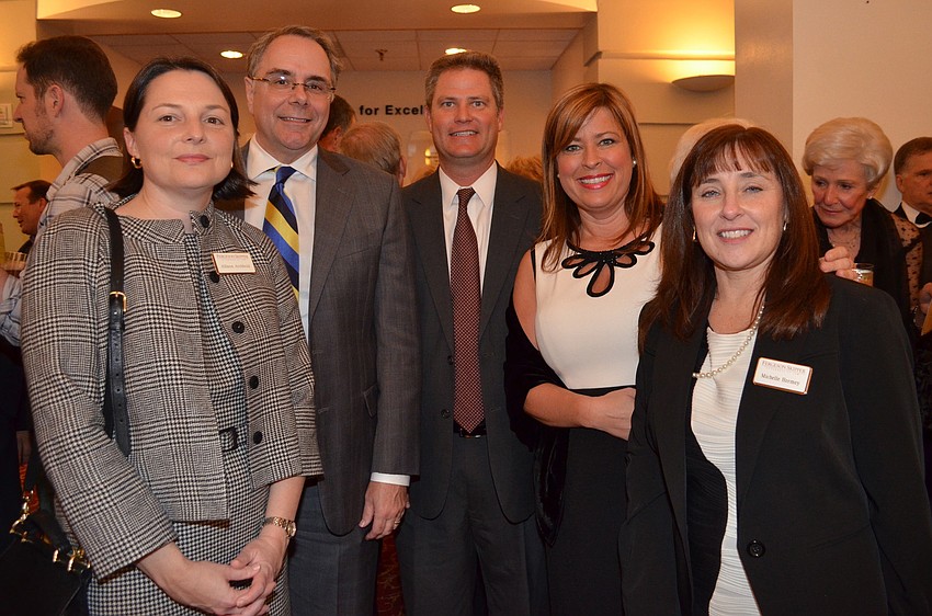 Allison Archibold, Richard Gans, Paul Hudson, Kimberly Bleach and Michelle Hermey