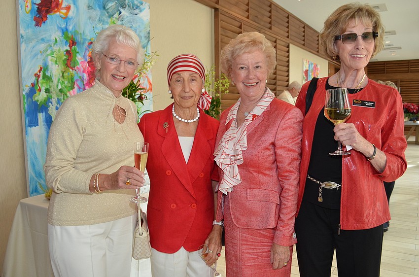 Katie Coushot, Kathy Pollack, Susie Samp and Charlaine Ream