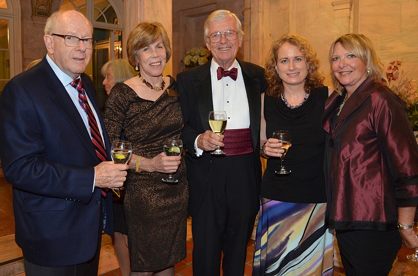 Michael Goldman, Charlotte Isaacs, Bob Petersen, Dr. Cathy McCabe and Joan Morgan