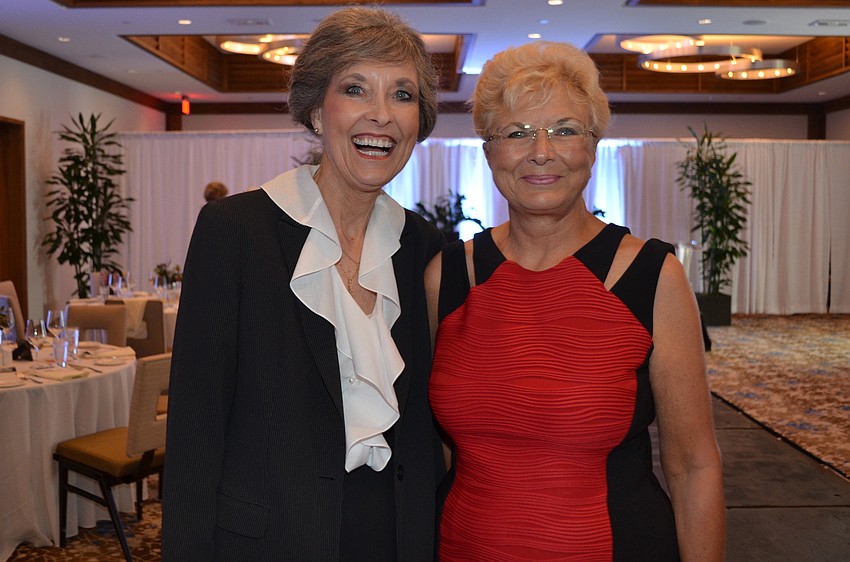 Elizabeth Huter and Joan Mathews