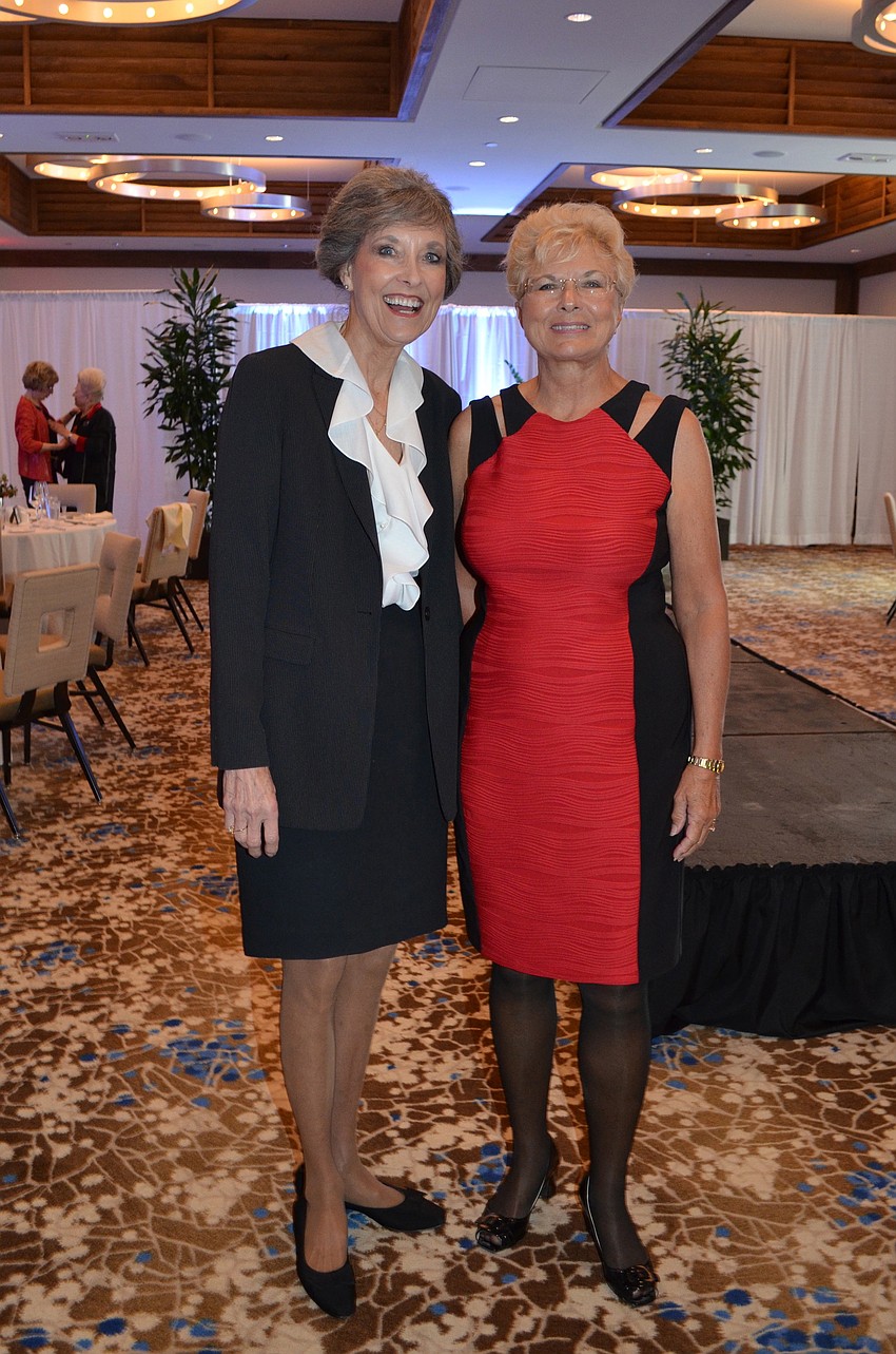 Elizabeth Huter and Joan Mathews