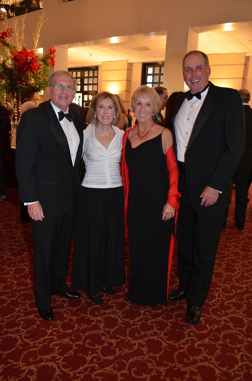 Rudolph and Lois Lucek with Sue and Jim Lamy