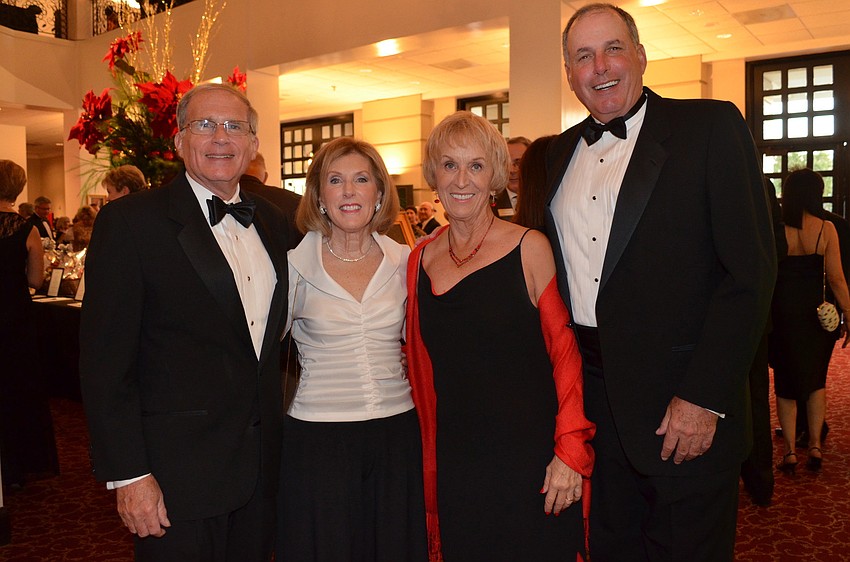 Rudolph and Lois Lucek with Sue and Jim Lamy