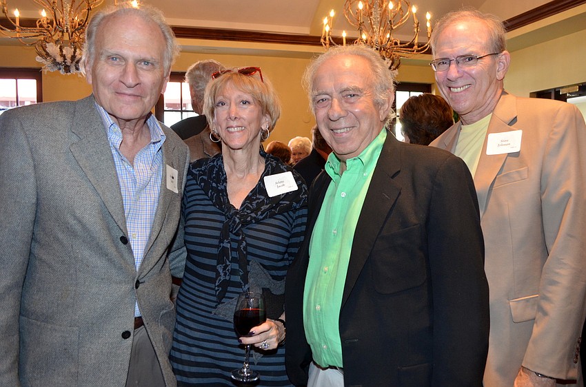 Stan and Arlette Jacob, honoree Howard Millman and Steve Johnson