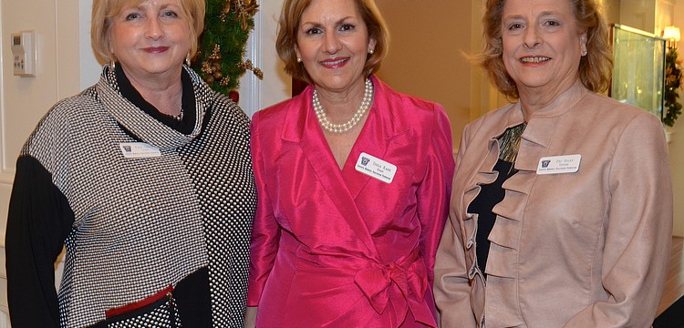 Kaye Chase, Toula Kane and Pat Riley