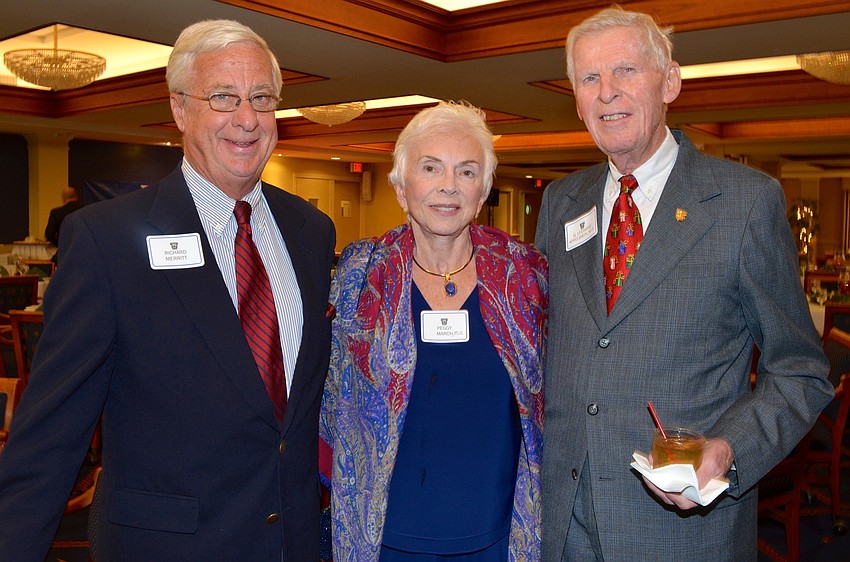 Dick Merritt, Dr. Peggy March and Dr. Leonard Apfelbach