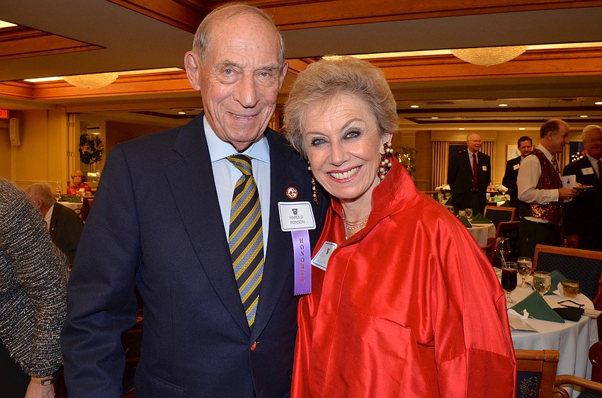 Honoree Harold Ronson and Molly Schechter