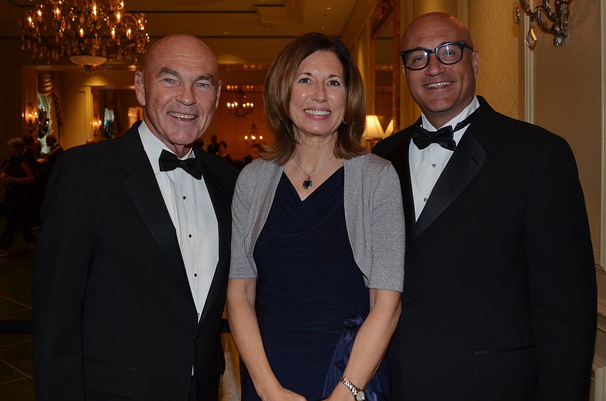 Co-chair Ken Abt with Leslie and Sean McHale