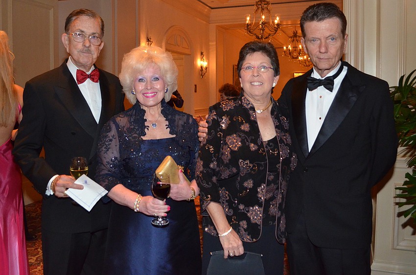 George Allison, Vivan Kouvant, Martha Honey and Alan Watkins