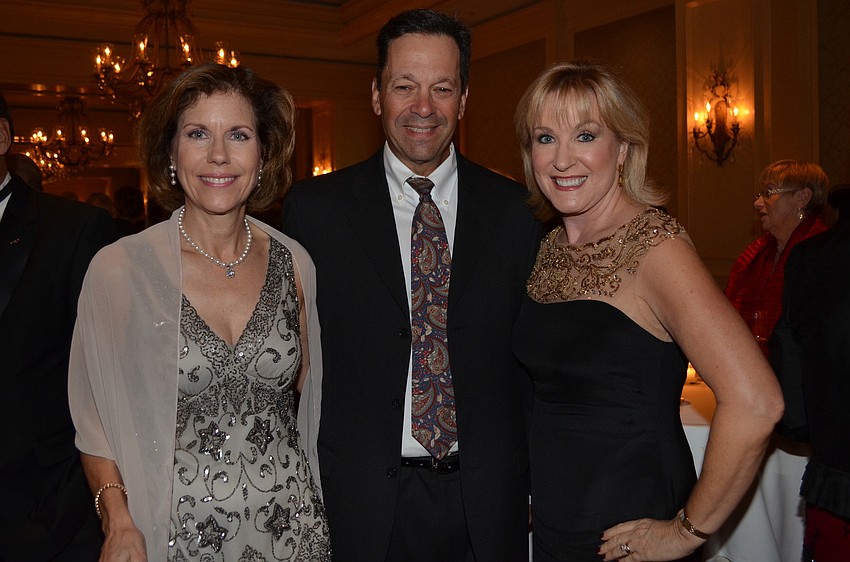 Jill and Scott Levine with Teri Hansen