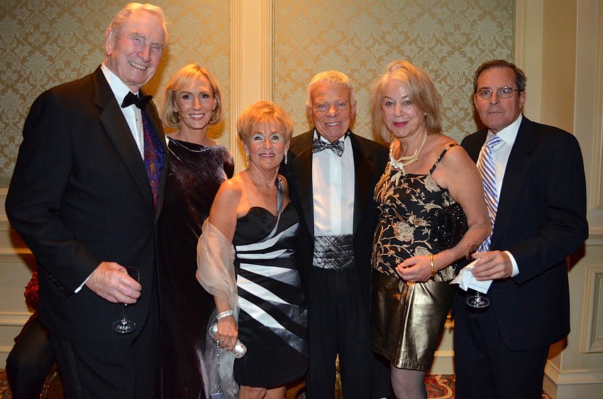 Howard Rooks, Lisa Morris, Bunny and Mort Skirboll and Norma and Sam Savin