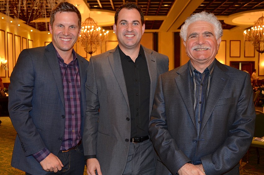 Eric Bobb, co-chair Dr. Mark Ramos and Issam Soussou