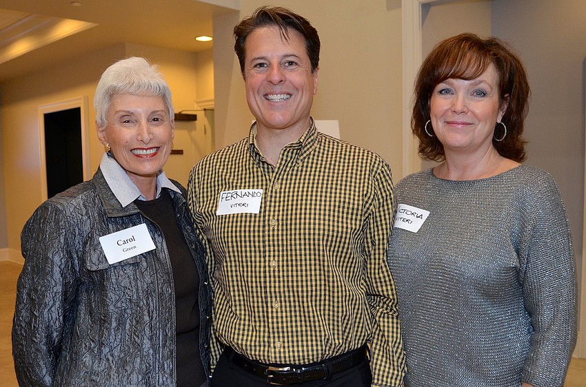Carol Green with Fernando and Victoria Viteri