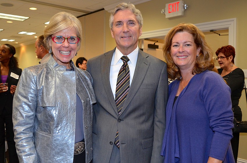 Roxie Jerde with Phil and Julie Delaney