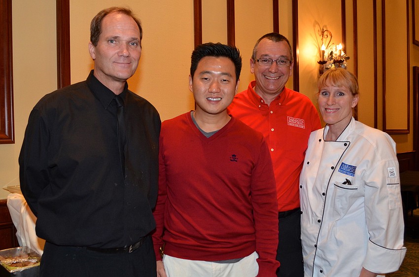 Featured signature chefs Brian Pierce, Daniel Dokko, Robert Brown and Lynn Livinghouse