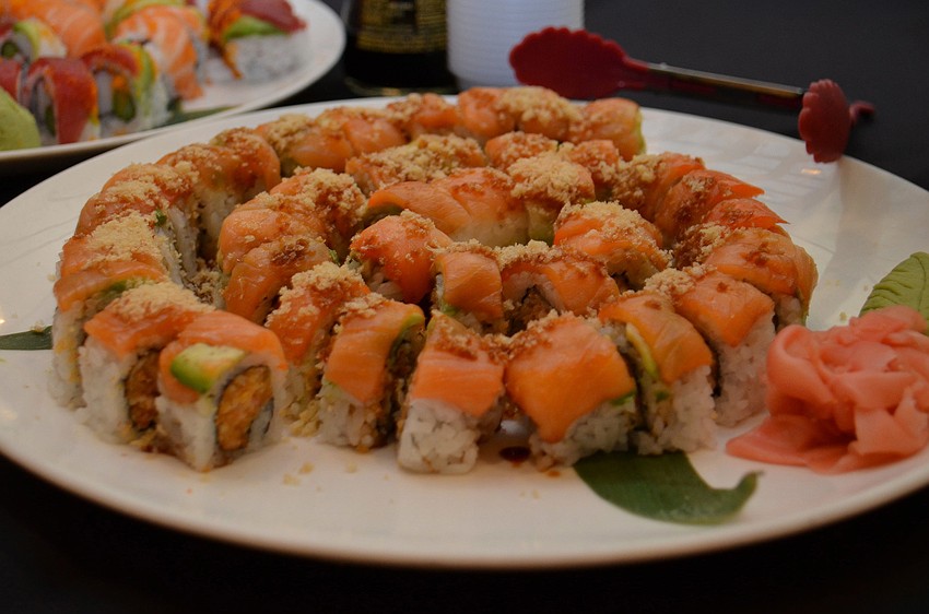 Chef Daniel Dokko from Jpan offered various sushi rolls at the Signature Chefs Auction.