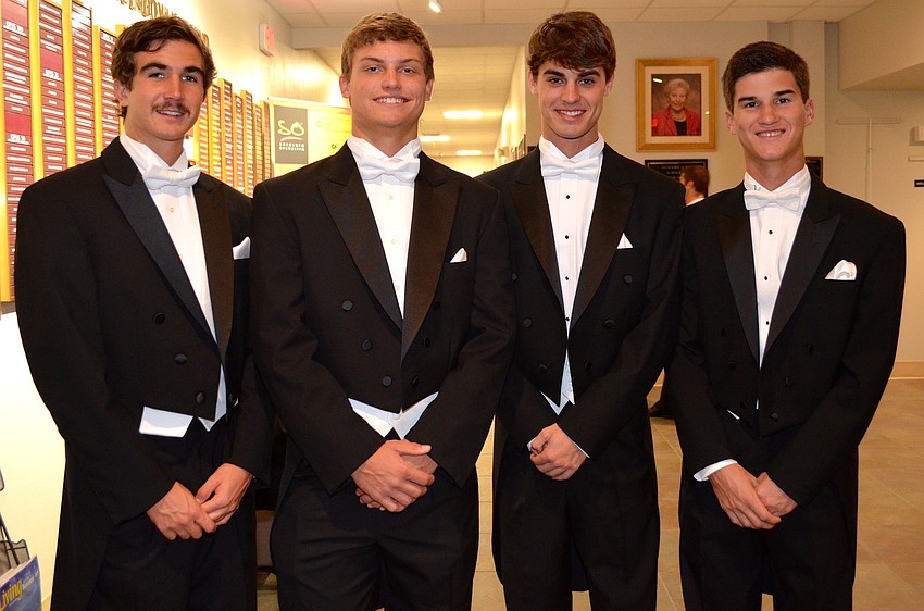 Travis Belsito, Logan Reiber, Peyton Thomas and Philip Knowles