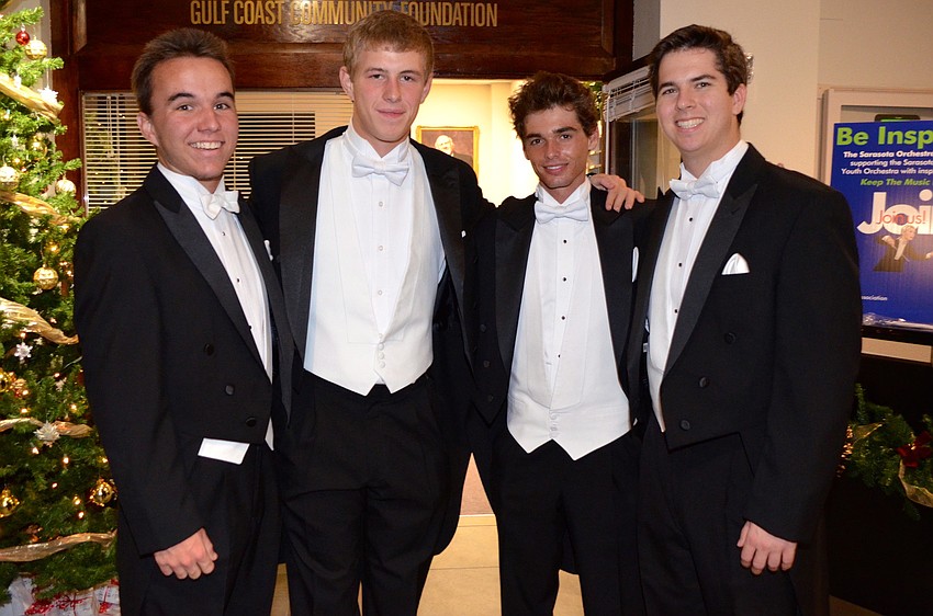 Max Klauber, Andrew Bittles, Nino Coutelle and Grant McHargue