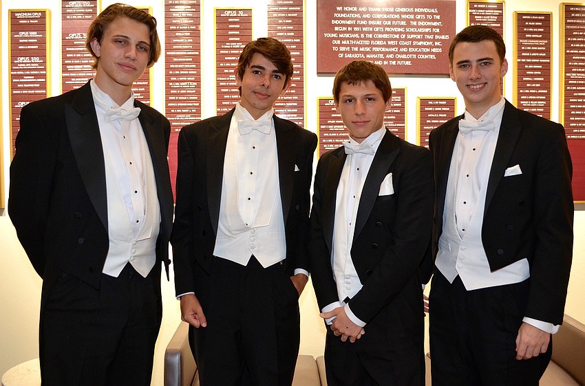 Alex Roman, Jeff Antonino, Vincent Franco and Logan Carstens