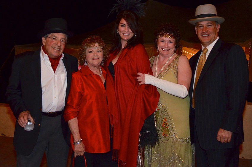 Barry and Judy Fireman, Kate Riggs, Martha Murphy and Steve Riggs