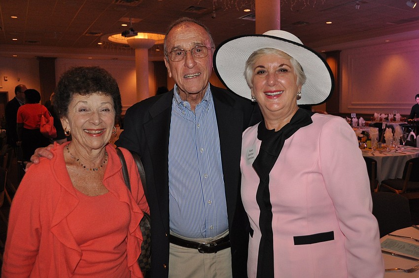 Carol and Marty Edelman with Karen Gardiner