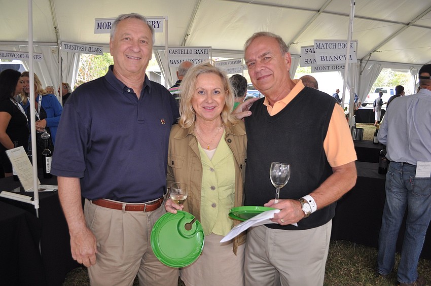 Dennis Pinkos with Pat and Bob Clark